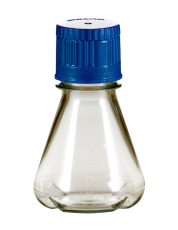 PC Erlenmeyer Flask, 125ml, Baffled base, sterile